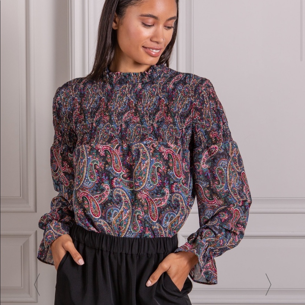 SENLIS long sleeve blouse NWOT